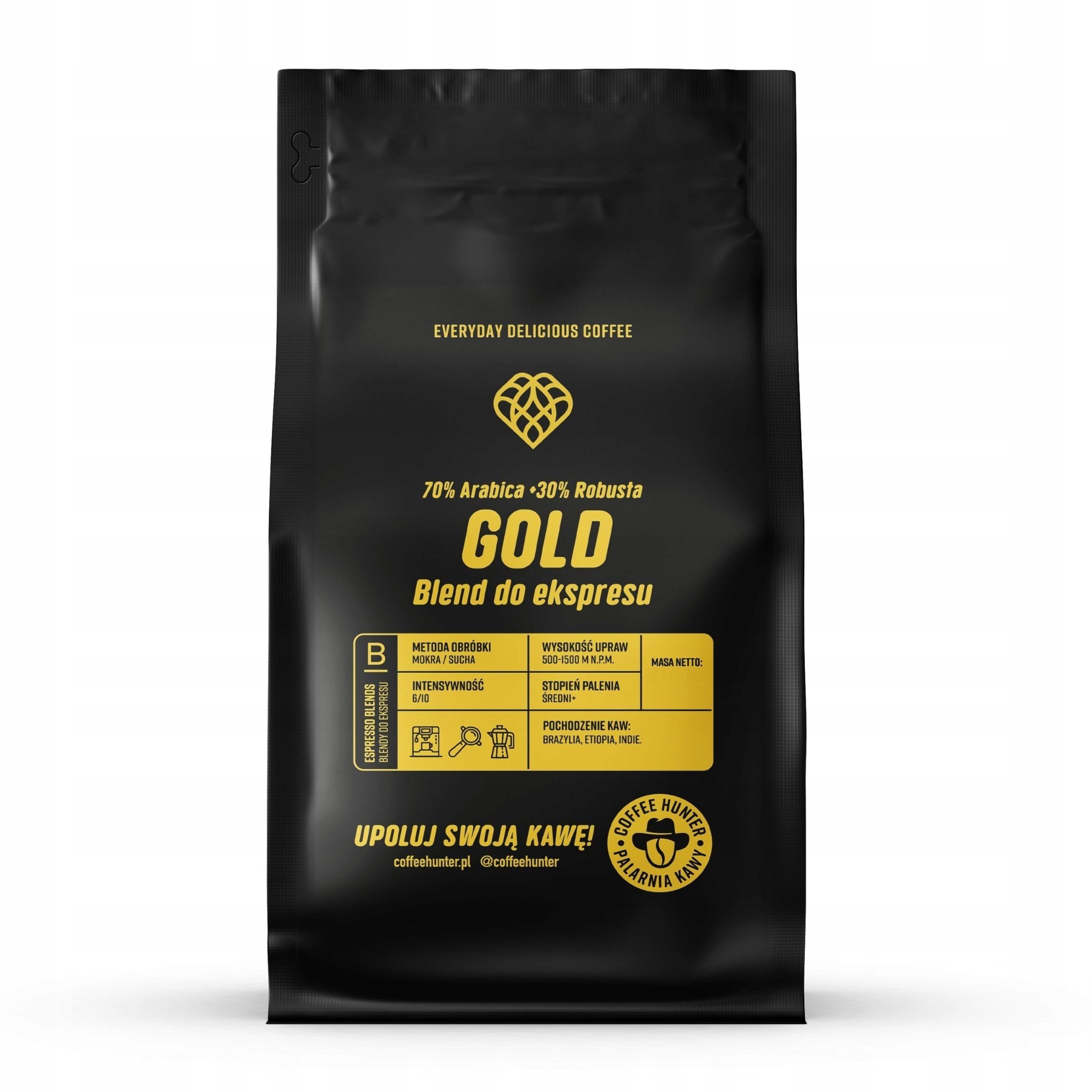Kawa ziarnista Coffee Hunter Kawa ziarnista Gold Blend 250g