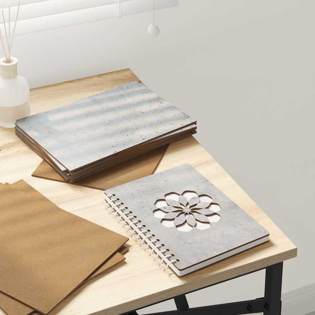 vidaXL Panele dekoracyjne 150 pcs Betonowy szary 15 x 21 x 0.3 cm