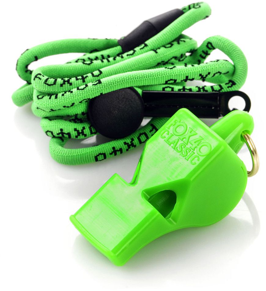 Fox40 Gwizdek ze sznurkiem Fox 40 Classic neon zielony (38019)