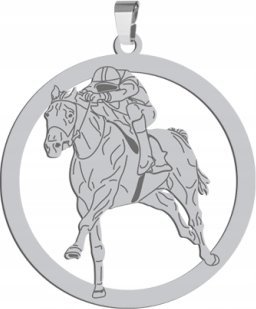 Radziszewska Jewellery Srebrna Zawieszka Dżokej GRAWER GRATIS