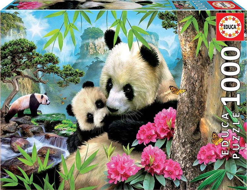 Educa Puzzle 1000 elementów Panda o poranku