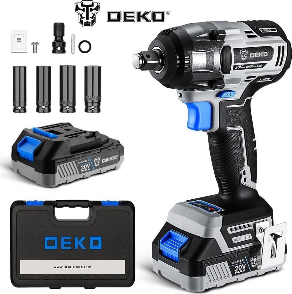 Klucz udarowy Deko DKBW20XL01-S3 20 V 1/2"