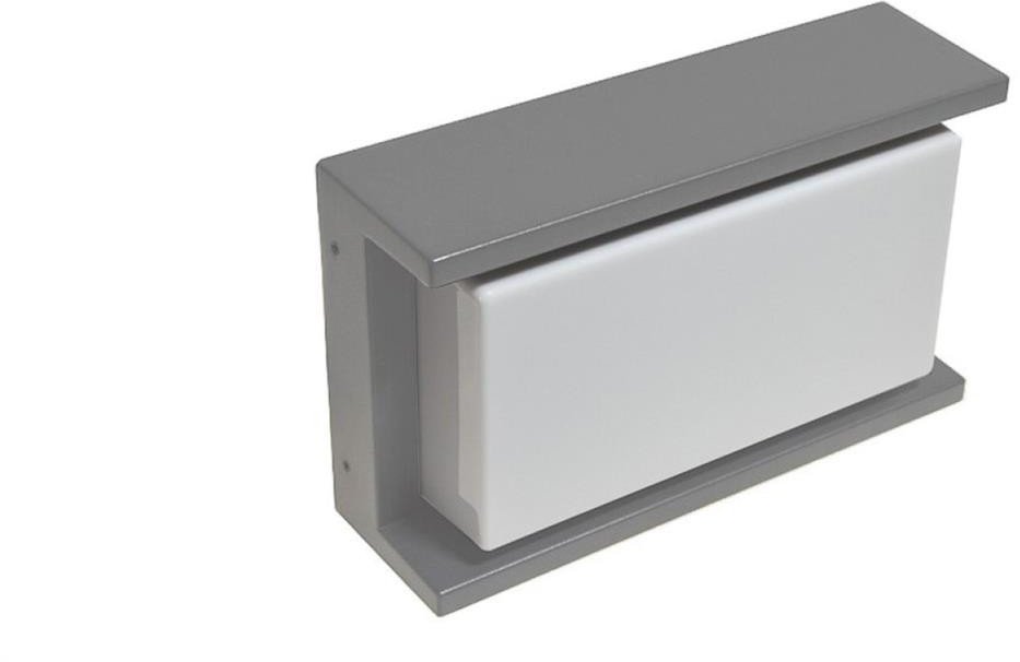 Oprawa elewacyjna Arago E27 RAL7040