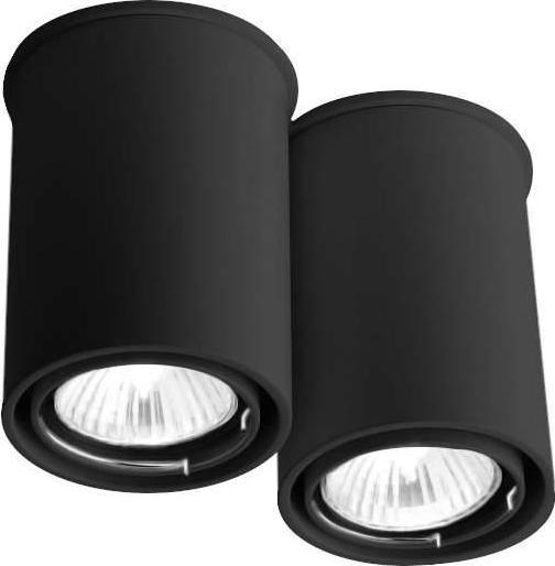 Lampa sufitowa Shilo LAMPA sufitowa OSAKA 1120 Shilo natynkowa OPRAWA plafon spot tuby DOWNLIGHT czarny