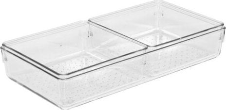 Zestaw organizerów do szuflady kuchennej PET, 3 sztuki