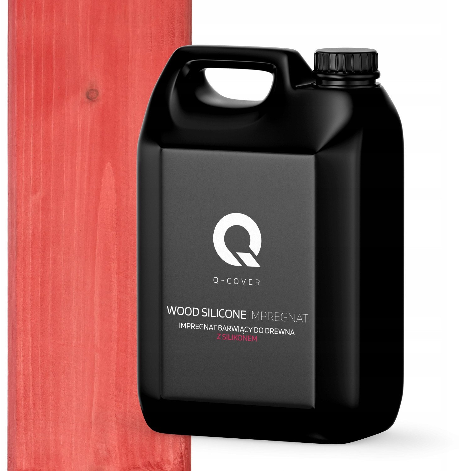 IMPREGNAT BARWIĄCY DO DREWNA Z SILIKONEM 2w1 ALTANA DESKI KOLOR RÓŻ 5L