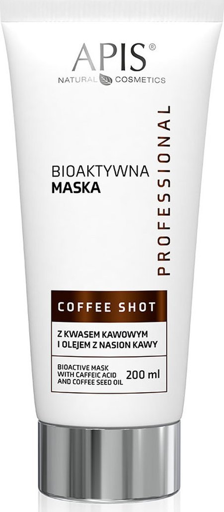 Apis Coffee Shot Bioaktywna maska z kwasem kawowym i olejem nasion kawy 200ml