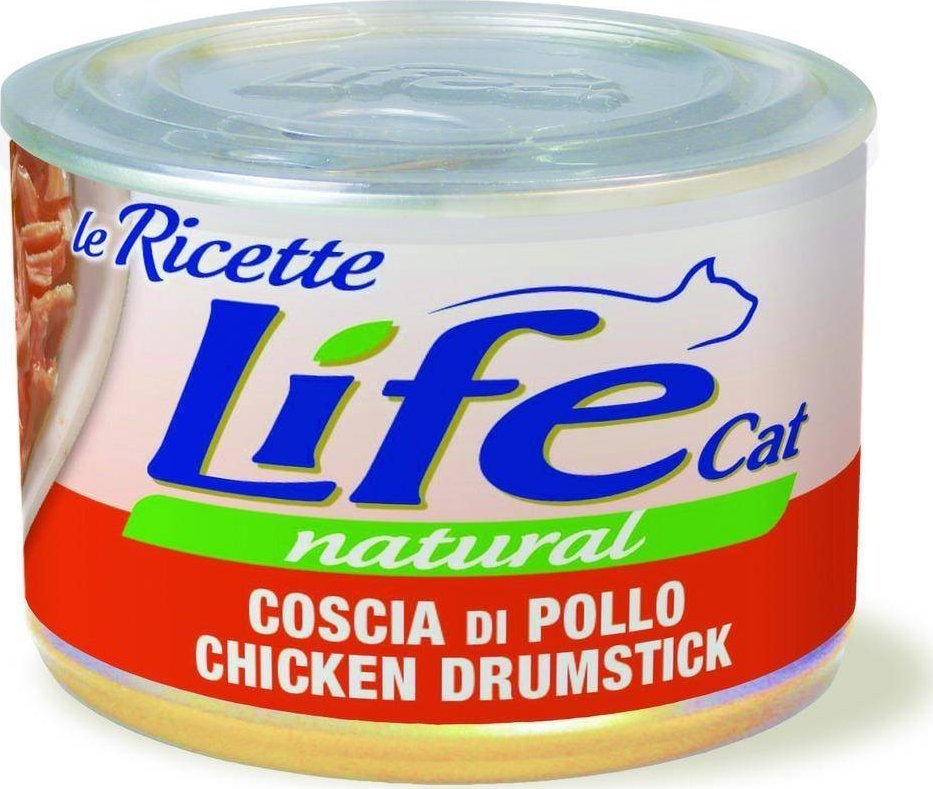 Life Pet Care LIFE CAT pusz.150g CHICKEN DRUMSTICK LA RICETTE /24