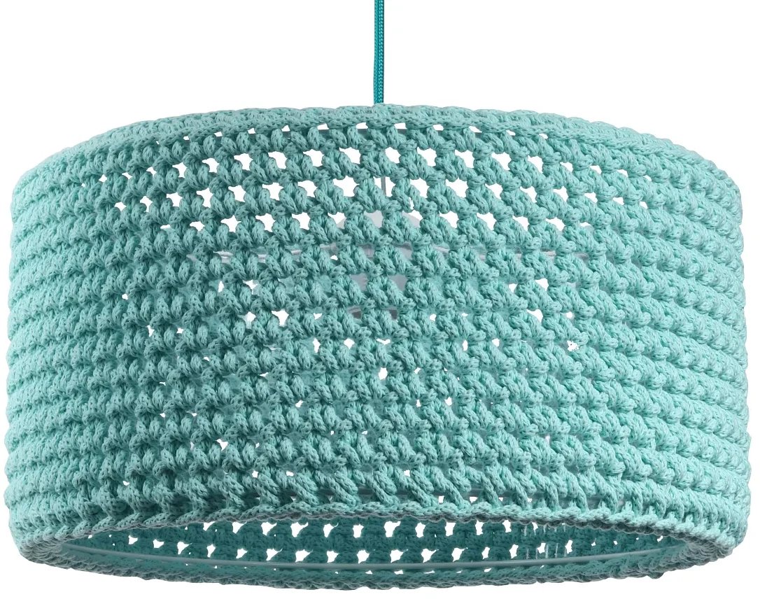 Lampa wisząca COTTON 40 turkusowa BPS KONCEPT