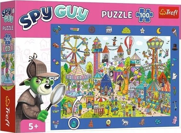 Trefl Puzzle obserwacyjne Spy Guy Wesołe miasteczko 100 elementów