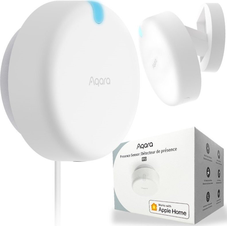 Aqara Presence Sensor FP2 | Czujnik obecności | Wi-Fi 2,4GHz, Bluetooth 4.2, zasięg 5m, 120 stopni, IPX5