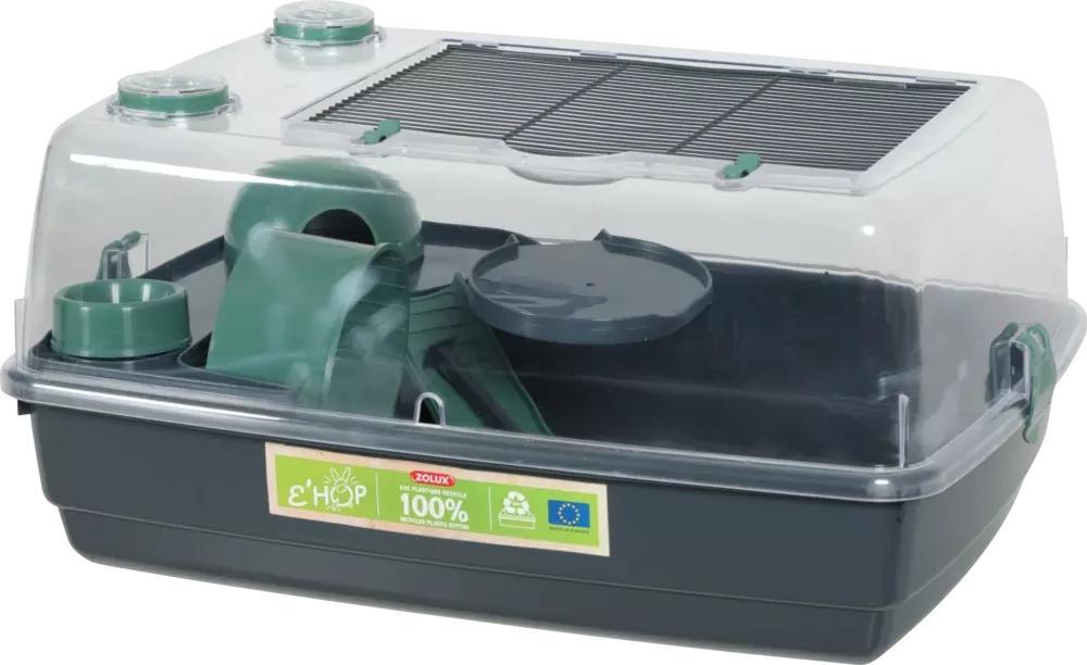 Zolux ZOLUX Klatka EHOP dla chomika 55 cm, kol. zielony