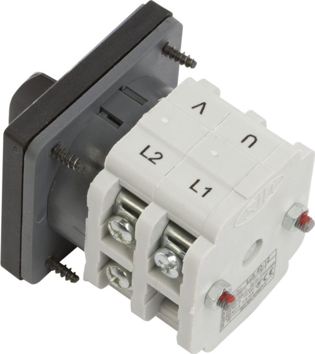 Elektromet Łącznik krzywkowy 0-1 3P 40A IP65 Łuk 40-12 z płytką 924003