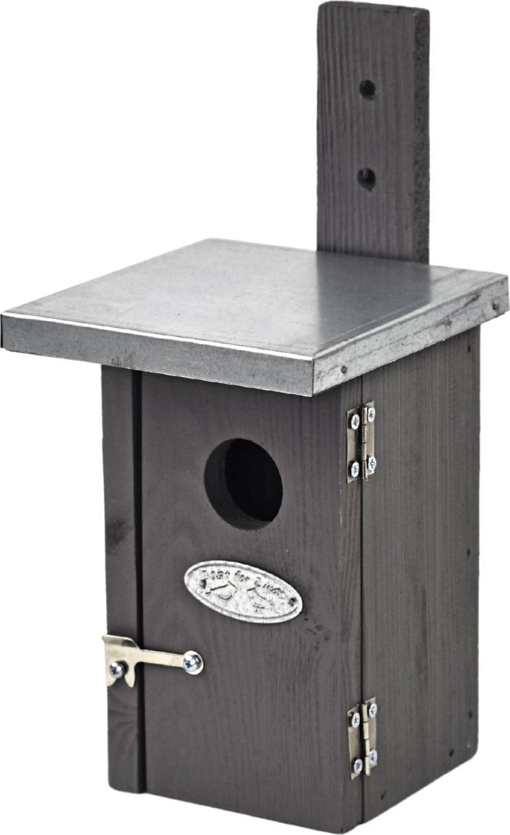 Tajemniczy ogród Domek dla ptaków szary