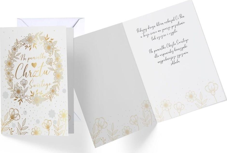 KUKARTKA Karnet V-022 Chrzest