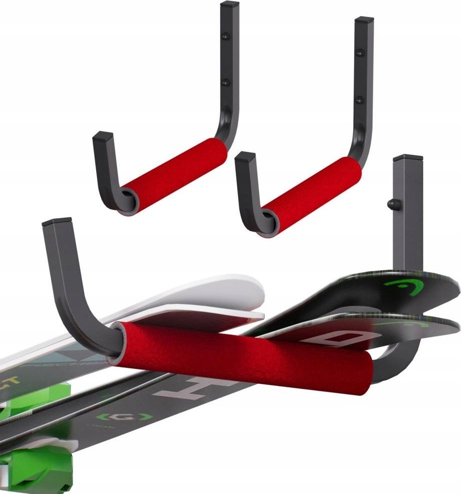 REGAŁ ŚCIENNY NA DRABINĘ NARTY DESKĘ SUP DREWNO