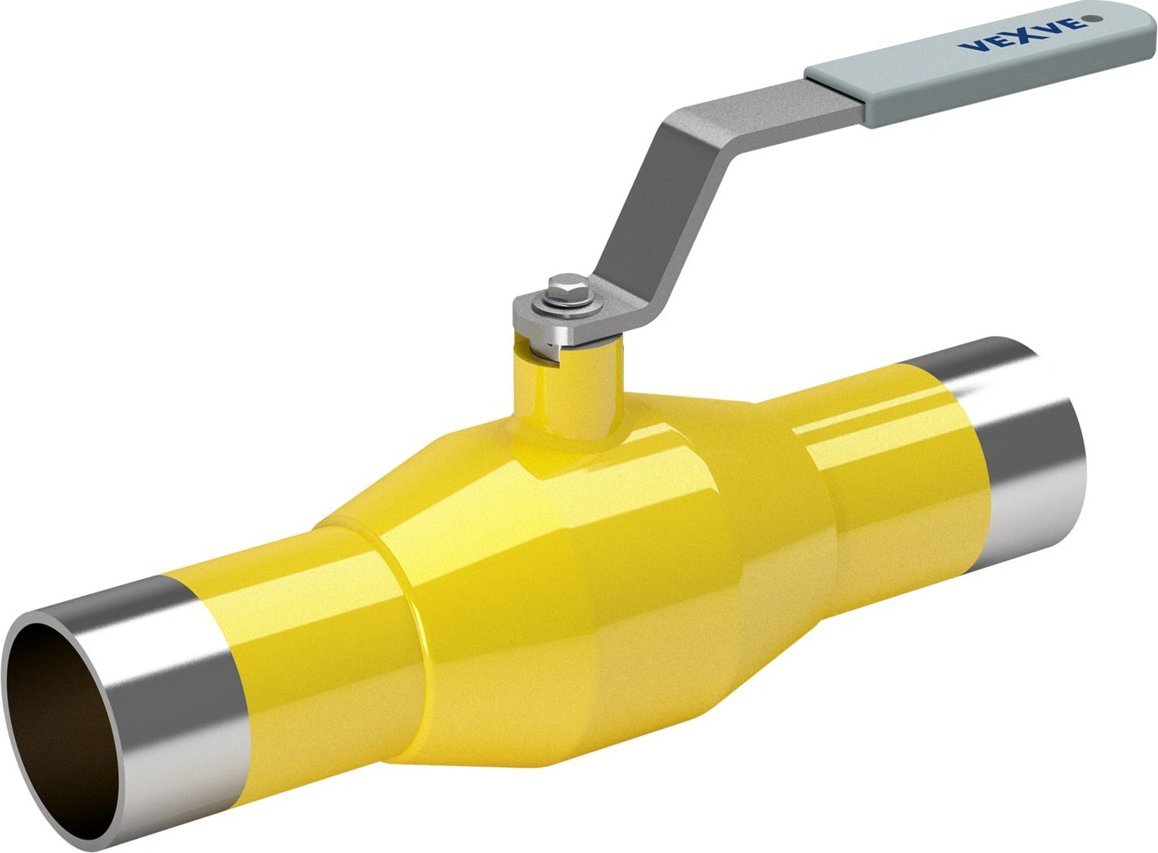IDMAR Zawór kulowy VEXVE do gazu, DN65 PN25do wspawania, przelot zredukowany