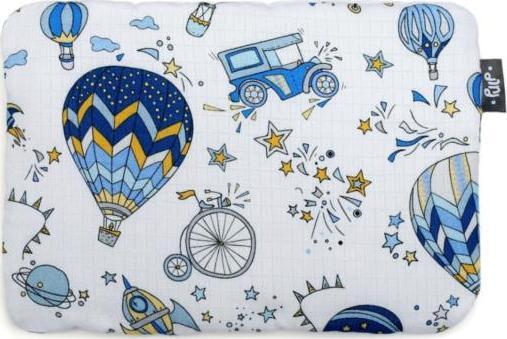 PULP BAMBOO Bambusowa Poduszeczka Muślinowa (Balony Niebieskie)