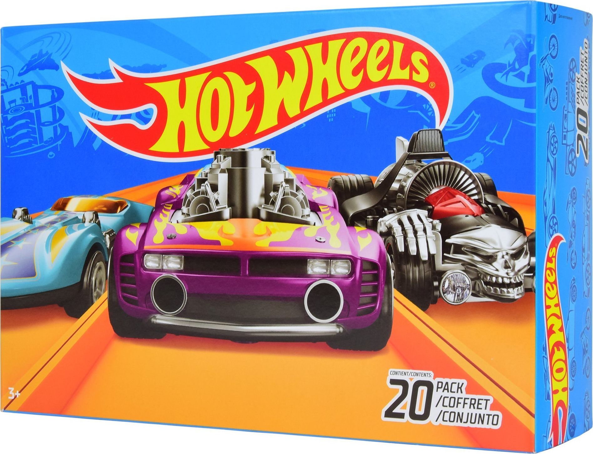 Mattel Mattel Hot Wheels Zestaw 20 autek