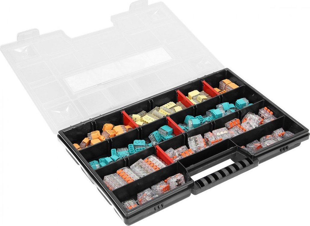 Orno Zestaw złączek instalacyjnych HOUSE PREMIUM, 151 sztuk. Wciskane: 25x 2-przew. 25x 3-przew. 20x 4-przew. 15x 5-przew. 10x 6-przew. 8x 8-przew. Za