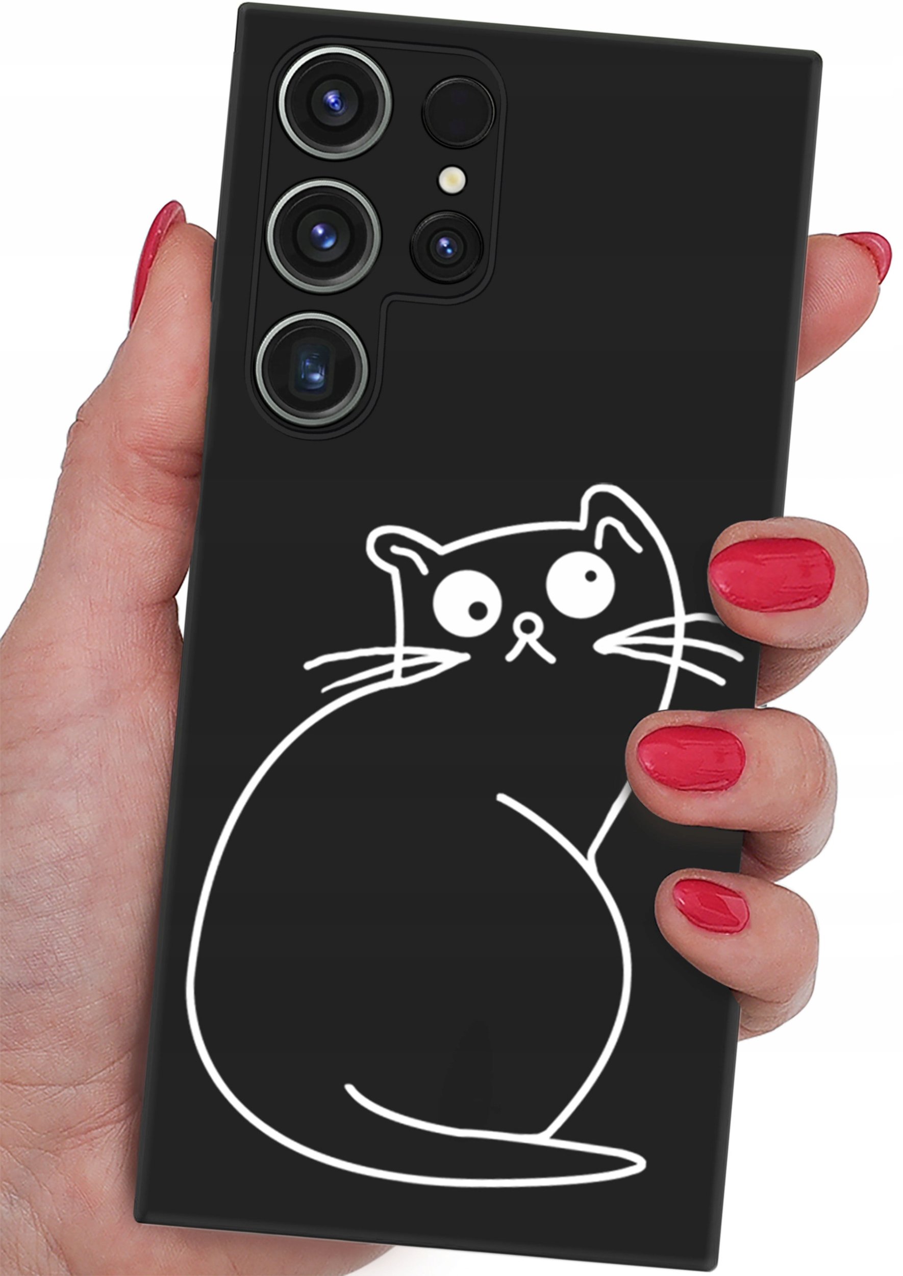 ETUI do Samsung Galaxy S24 Ultra CASE WZORY SOFT MATT PLECKI + SZKŁO 9H