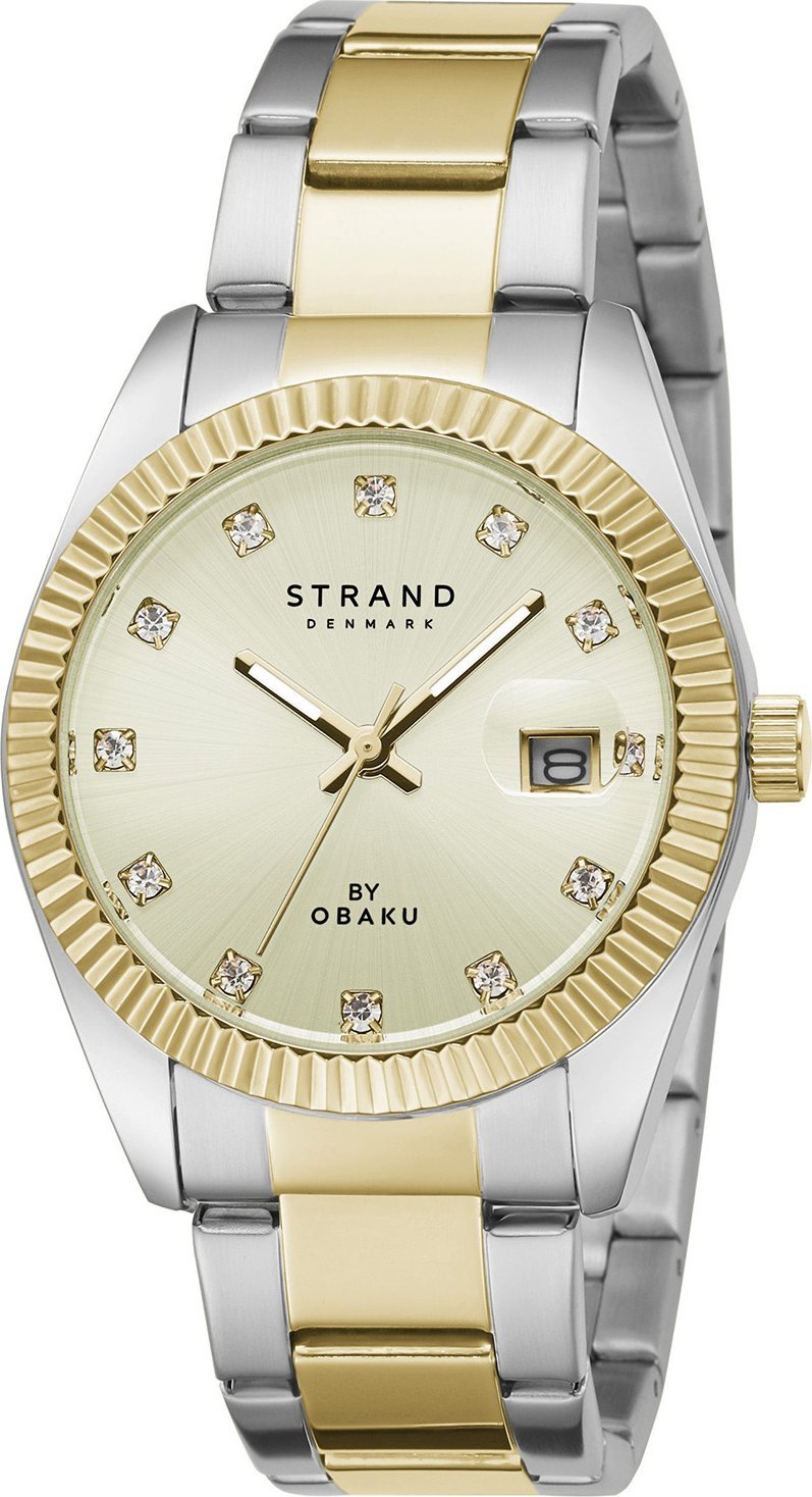 Zegarek Strand Zegarek damski Strand S721LDFGSF CYRKONIE srebrny