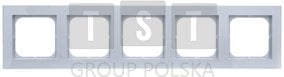 Ramka pięciokrotna Ospel Sonata R-5R/75 biały mat