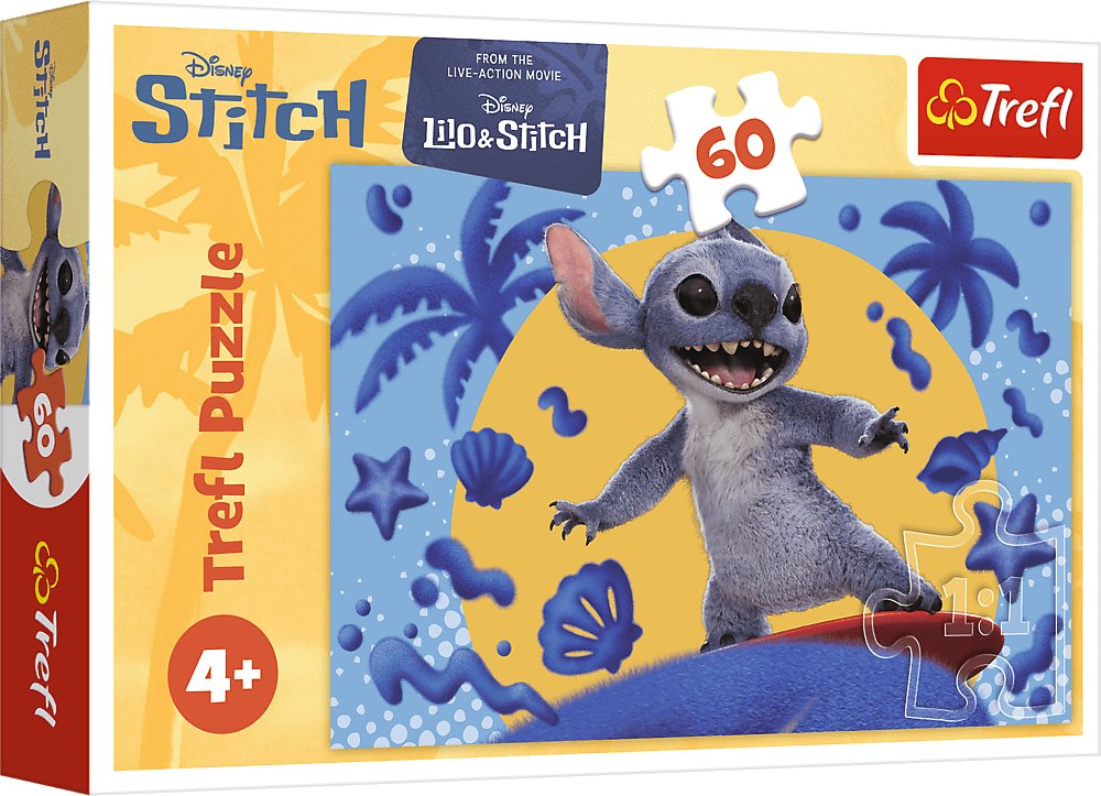 Trefl Puzzle Lilo & Stitch - Dzień ze Stitchem 60 elementów (17407)