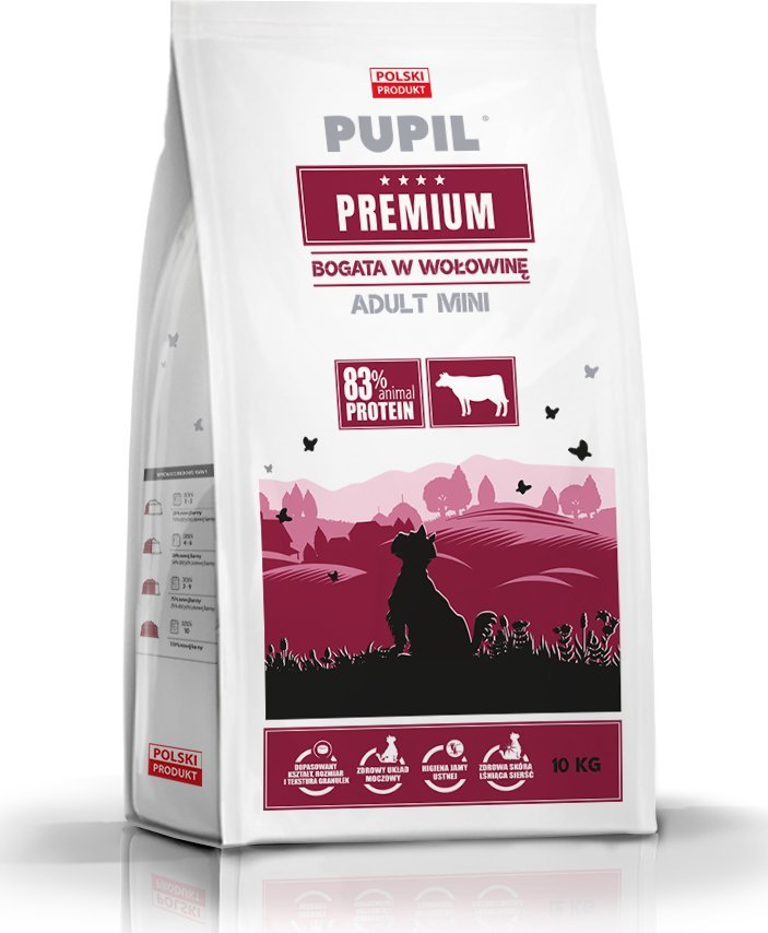 Pupil Premium Karma sucha dla psa PUPIL Premium MINI bogata w wołowinę 10 kg