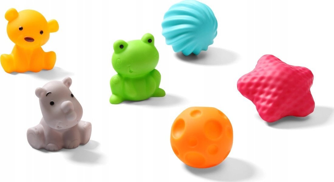 BabyOno 1530 PIŁECZKI SENSORYCZNE ZESTAW 6SZT