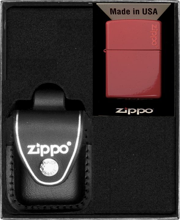 Zestaw ZIPPO Zapalniczka BRICK LOGO Prezentowy No3