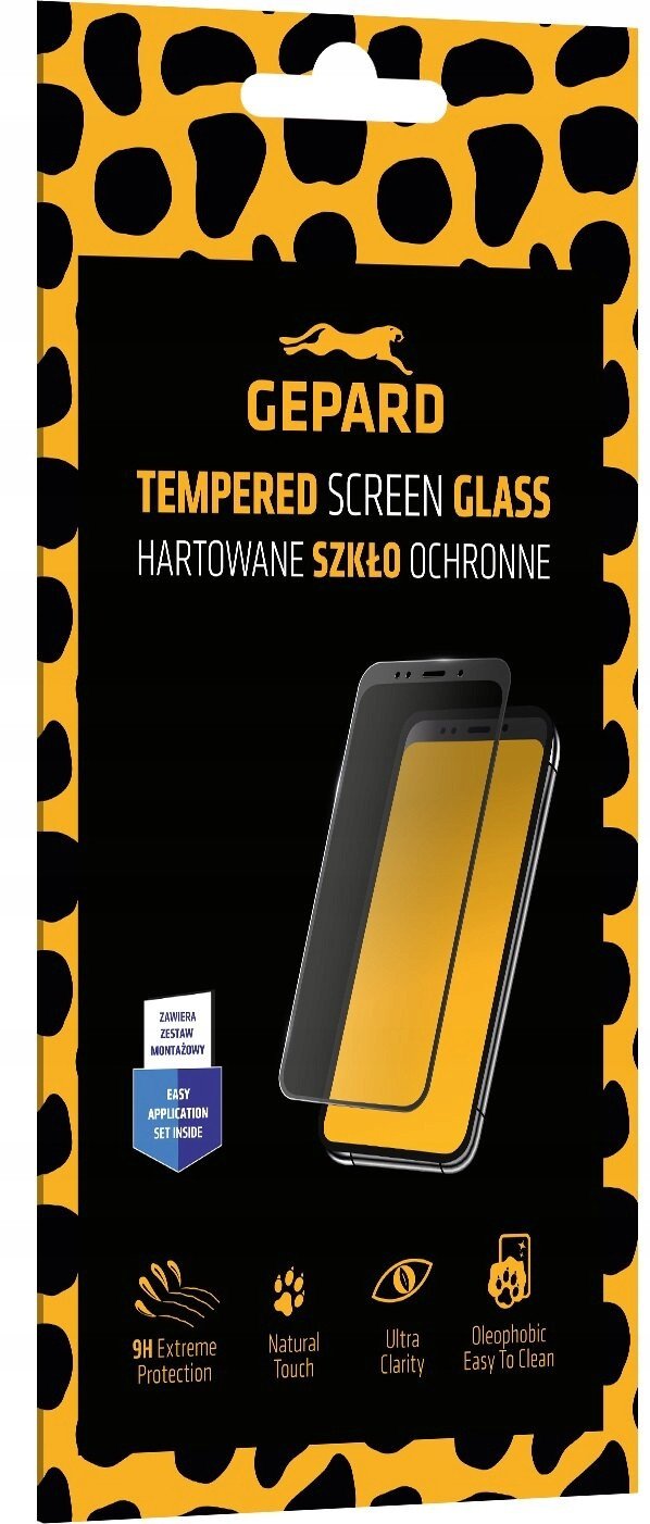 Szkło hartowane GEPARD Edge Full Glue Black - SMART 8 PL standard