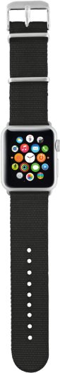 Trust Urban Nylon pasek do Apple Watch 42mm Czarny (20929)