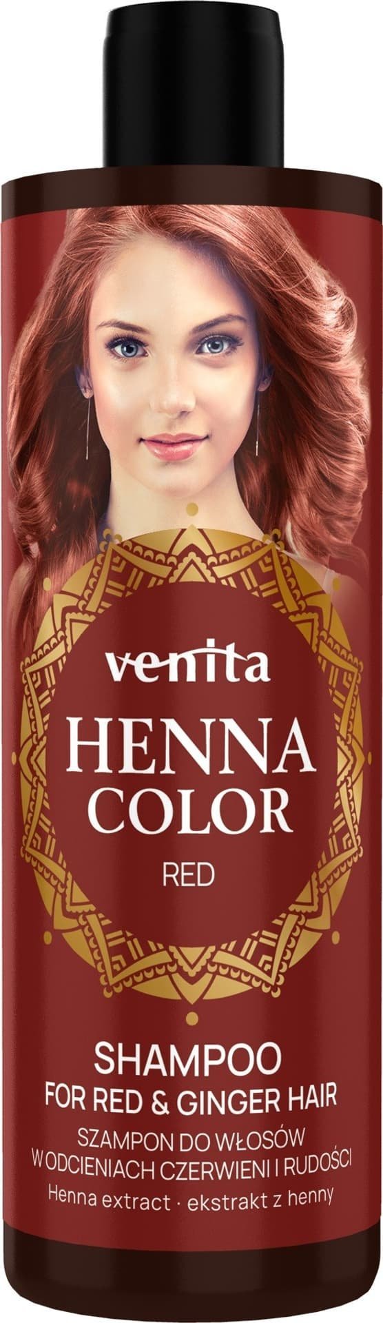 Venita VENITA Henna Color Szampon do włosów w odcieniach czerwonych i rudości - Red 300ml