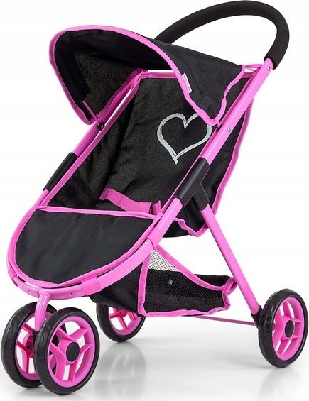 Milly Mally Wózek dla lalek Susie Prestige Black