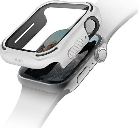 Uniq UNIQ etui Torres Apple Watch Series 4/5/6/SE 44mm. biały/dove white