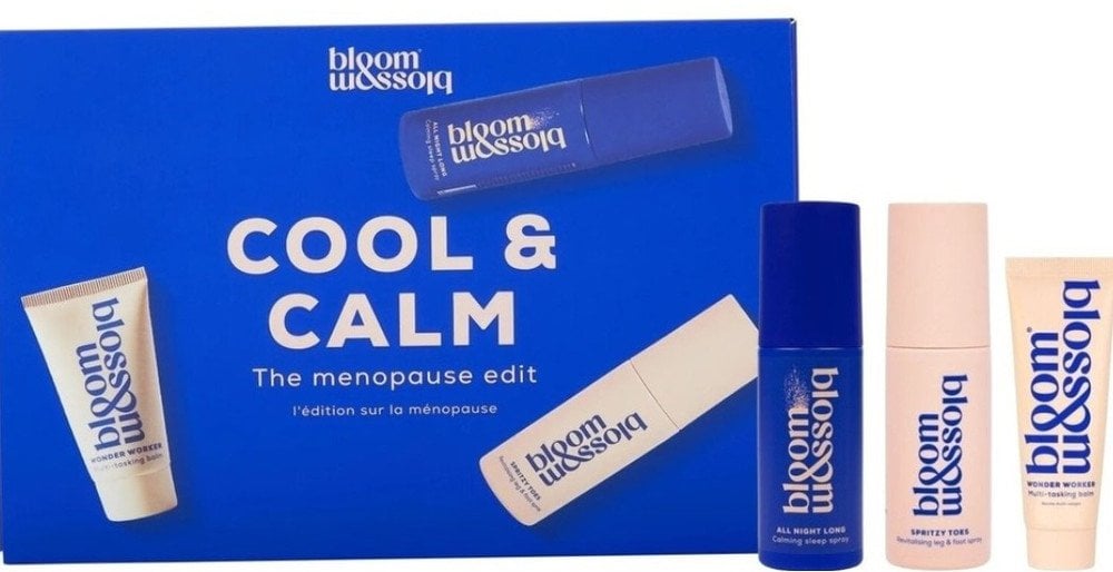 Kūno priežiūros rinkinys Bloom & Blossom Cool&calm The Menopause Edit, 105 ml