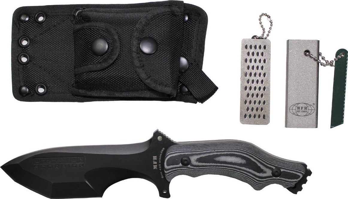 MFH NÓŻ OPERATION SCORPION + POCHWA