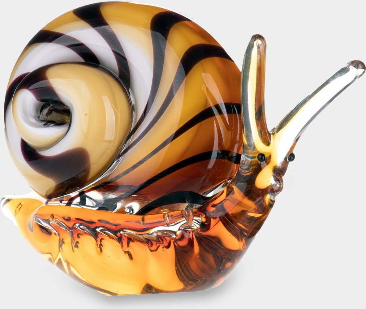 rzezbyzbrazu Figura Szklana w Stylu Murano Ślimak