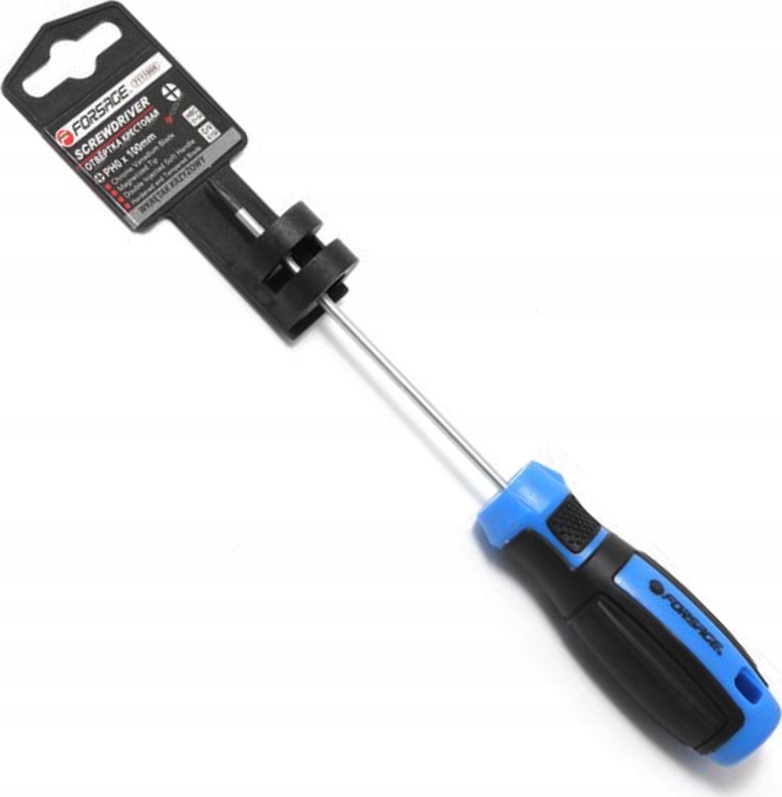 Forsage Śrubokręt krzyżakowy magnesowaPH0x100mm,