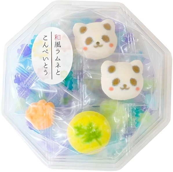 RedFire Wafu Ramune & Konpeito - Pandy, handmade candies from Kyoto, miks smaków 71g - Kyoto Marun