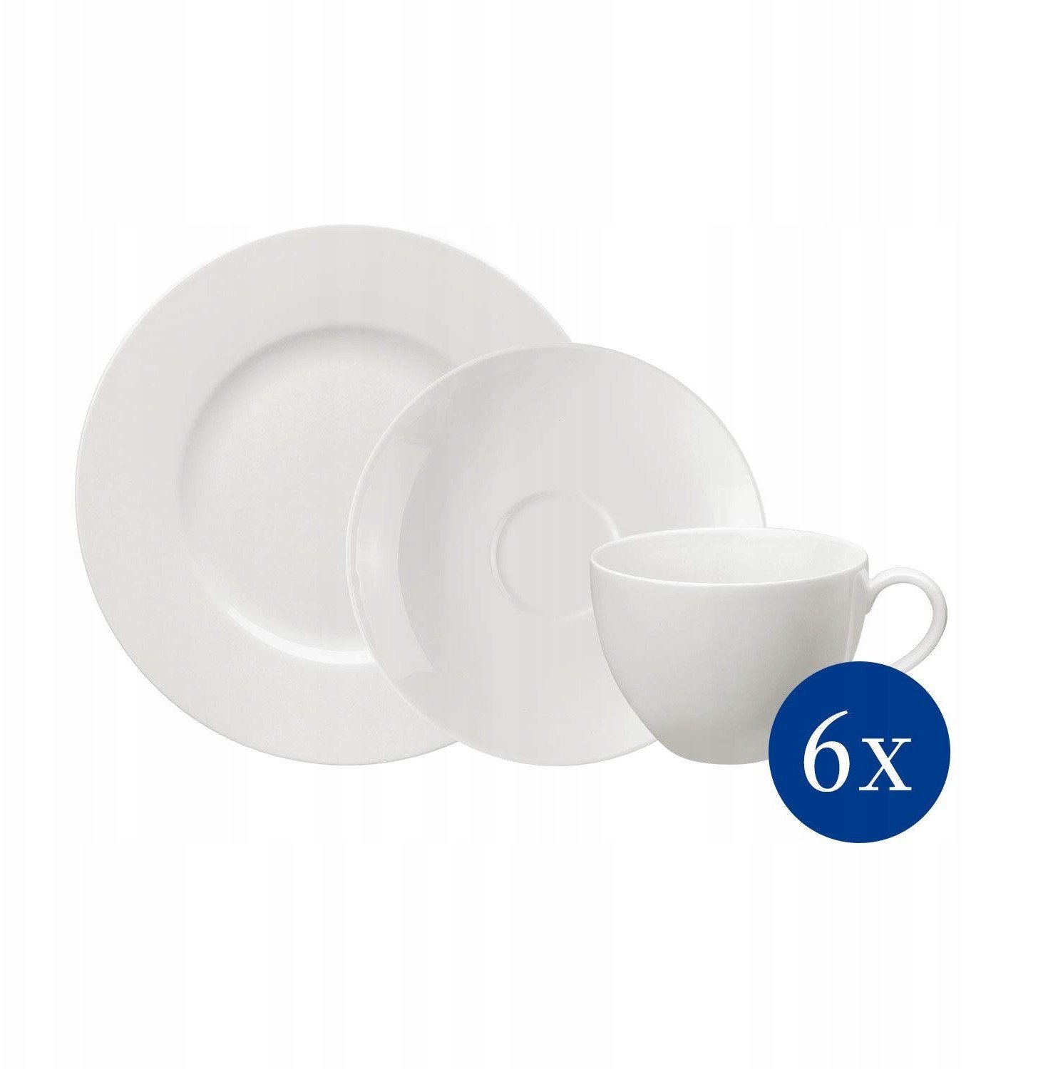 Villeroy & Boch pietų servizas Basic White, 18 dalių