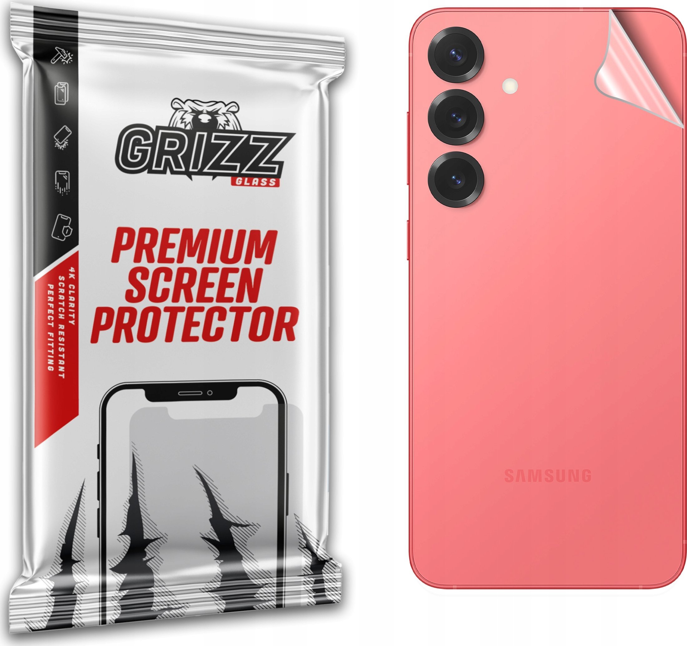 Folia na tył GrizzGlass SatinSkin do Samsung Galaxy S25 Plus