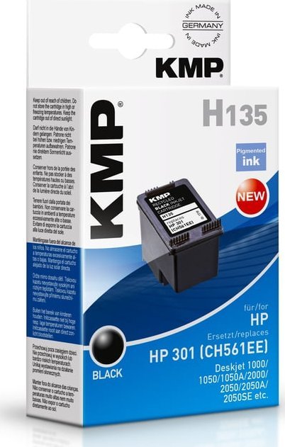 Tusz KMP Patrone HP 301 CH561EE Comp. black H135 - 1719,4801