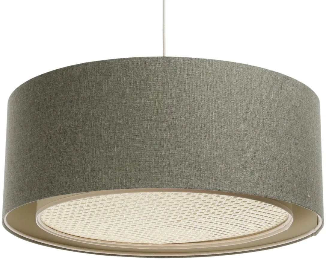 Lampa wisząca ERUTAN RATTAN 40 zielona BPS KONCEPT