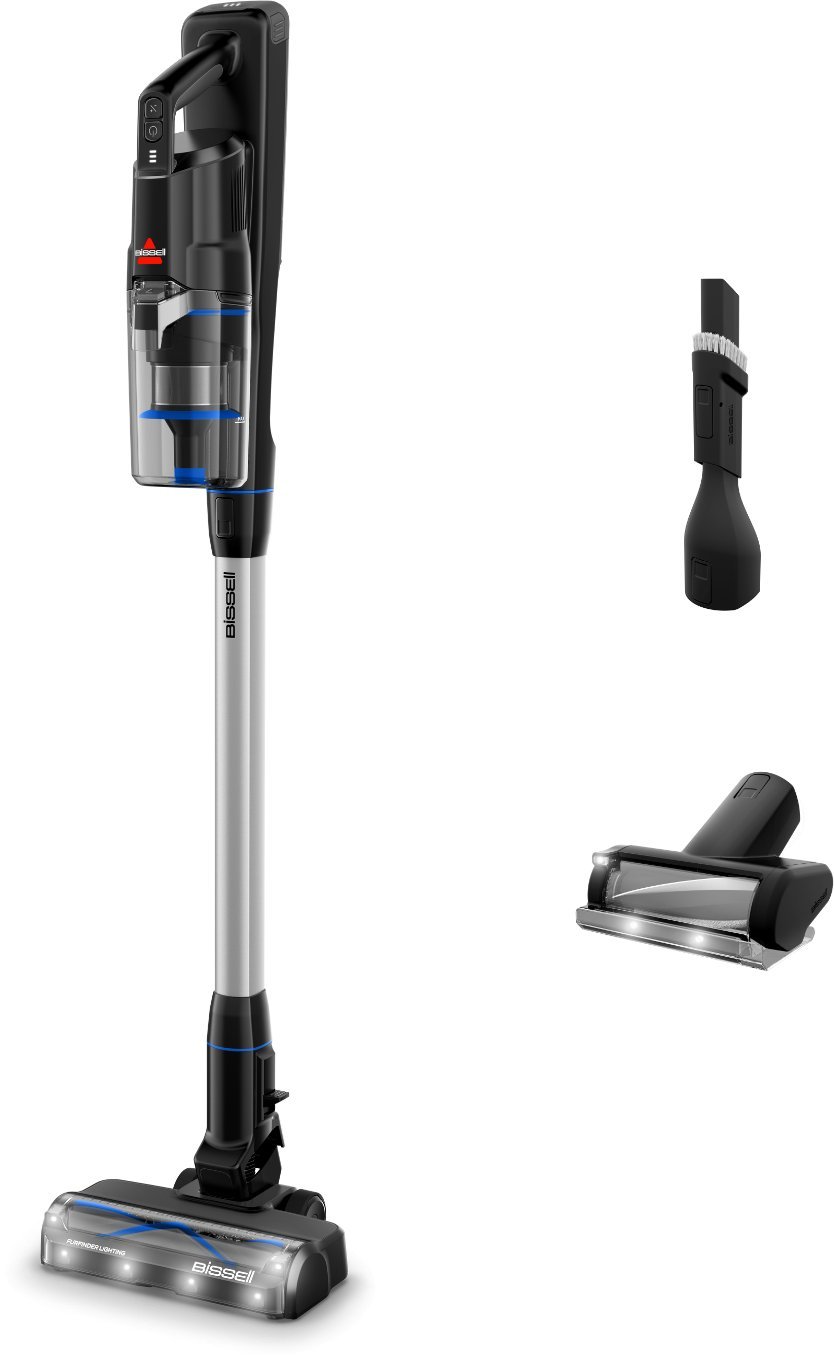 Bissell Stick Vacuum | PowerClean FurGuard Select | Cordless operating | 280 W | 25.2 V | Operating time (max) 50 min | Black/Titanium/Cobalt Blue | W