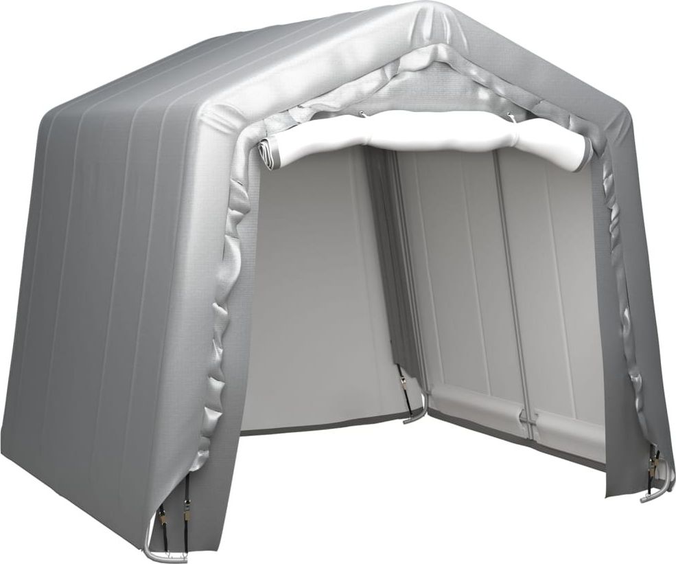 vidaXL Namiot magazynowy, 240x240 cm, stal, szary