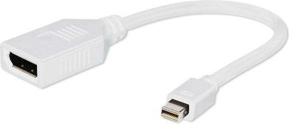 Adapter AV Gembird DisplayPort Mini - DisplayPort biały (A-MDPM-DPF-001-W)