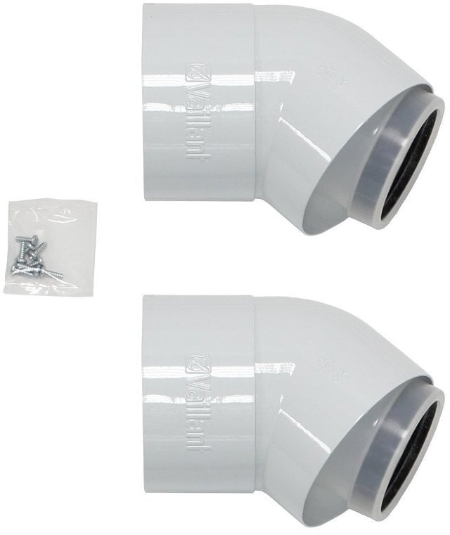 Kolano współśrodkowe 45^ 80/125 (2 szt)(PW) (DWZ)