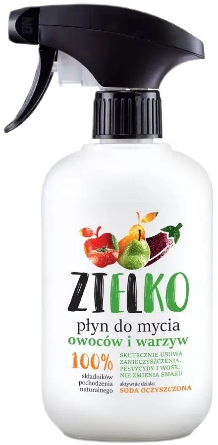 Zielko Płyn do mycia owoców i warzyw 500ml